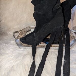 Nine West Black Ankle Booties